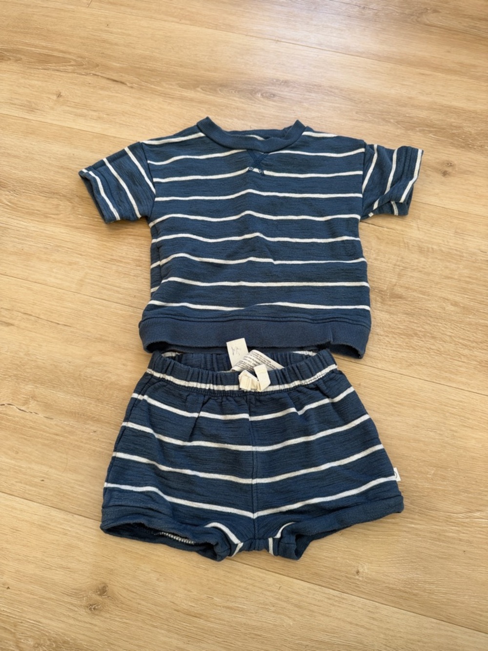 Carter's Navy and White Stripe Toddler Matching Set
